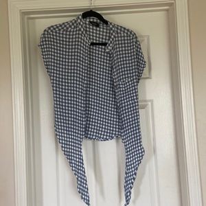 VICI gingham sleeveless top